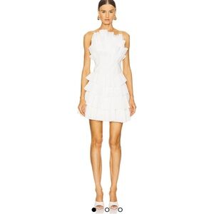 Acler Tremore Mini Dress in Ivory